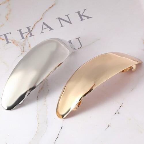 Metal Hair Clip Fashion Vintage Rectangle Hair Barrette Hair Accessories Geometry Hair Clip Big Irregular Hair Clip Headwear