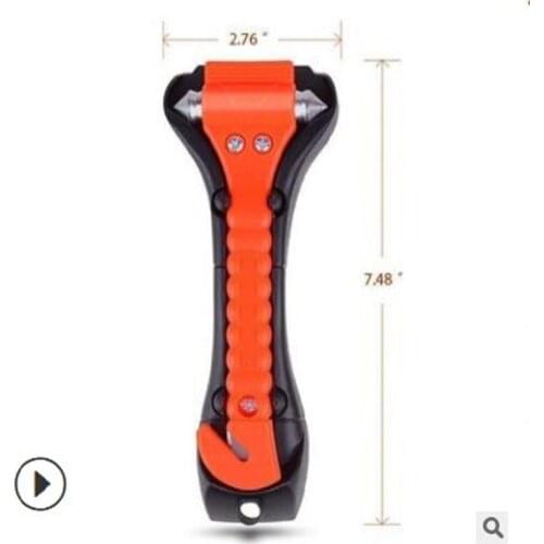 Mini Safety Hammer Auto Window Glass Breaker Rescue Emergency Self-rescue Window Breaker Cutter Auto Life-saving Escape Tool