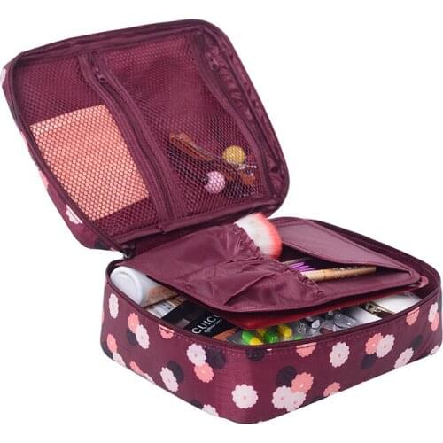 Fashion Hanging Makeup Bag Oxford Travel Organizer Cosmetic Bag for Women Necessaries Make Up Case Wash Toiletry Bag