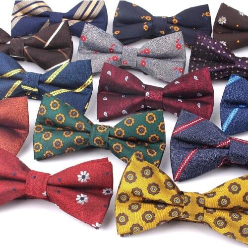Fashion Men Bow Tie Classic Jacquard Bowtie For Men Business Wedding Adult Floral Bow Ties Butterfly Suits Cravats Bowties