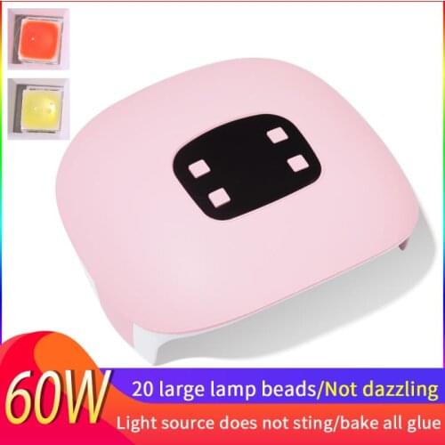 SUN4S/4 Nail Lamp 48W UV LED Nail Dryer for Curing Gels Polish With Smart Sensor Manicure Nail Art Salon Equipment Brand