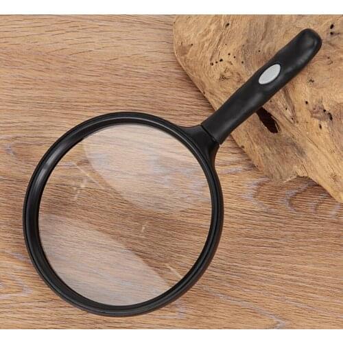 2.5X 128mm Big Lens Handheld Reading Magnifier Educational magnifying glass Insects Viewer Toys Gift for old Man or children