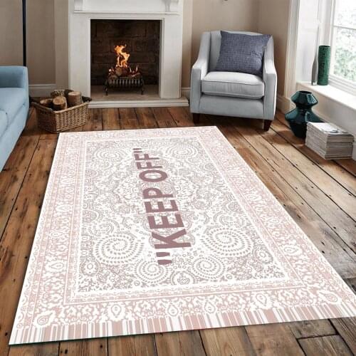 KEEP OFF Victoria Secret Patterned Carpet , Fan Carpet Non Slip Floor Carpet,Teens Carpet,Area Rug