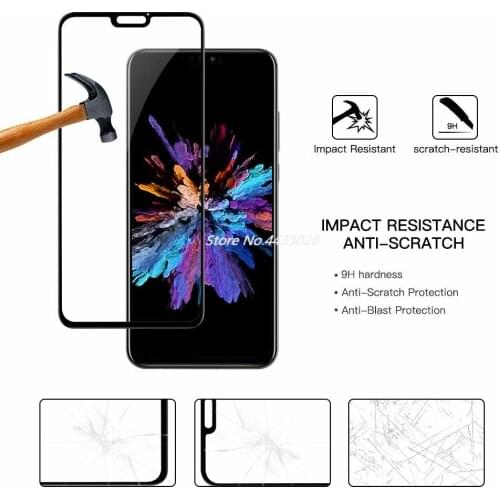 5D Full Cover HD Tempered Glass For Huawei Honor 8 Pro 8x 8A 8C Protective Film for Huawei Honor 8 Lite 8X MAX Screen Protector