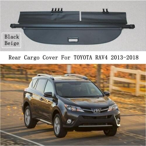 Rear Cargo Cover For TOYOTA RAV4 2013 2014 2015 2016 2017 2018 Privacy Trunk Screen Security Shield Shade Auto Accessories