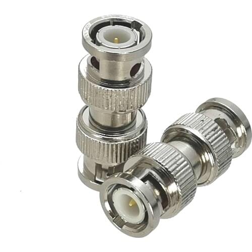 10Pcs BNC Male plug to BNC Male plug straight RF Adapter Connector Coaxial High Quanlity