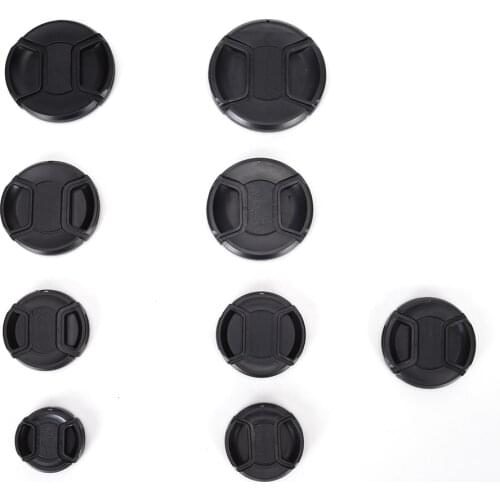 49 52 55 58 62 67 77 82mm Snap-on Camera Front Lens Cap Cover Protector With Anti-lost Rope For Canon/Leica/Nikon/Sony Len Caps