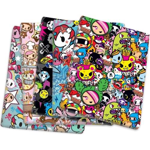 50*145cm Cartoon Girl Printed Polyester Cotton Fabric for Tissue Sewing Quilting Fabrics Needlework Material DIY Handmade,c20629