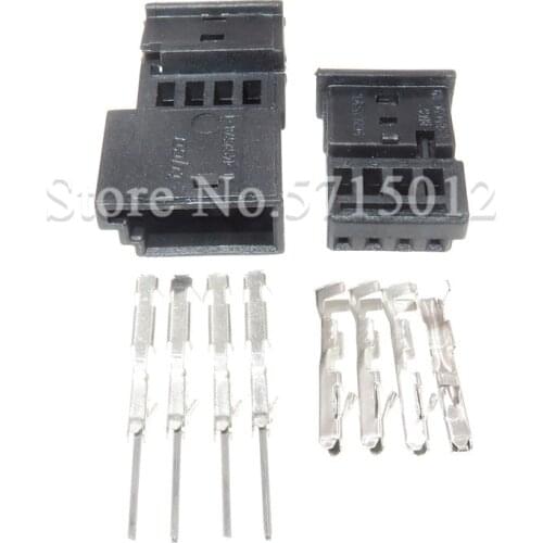 4 Hole Central Locking Plug Atmosphere Light Connector Female Male Sockets For BMW MG7 0-1452576-1 968813-1