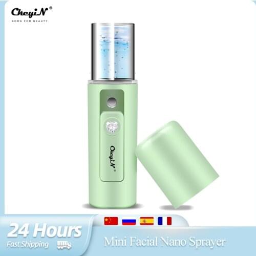 USB Rechargeable Mist Sprayer Mini Nano Portable Face Spray Facial Body Steamer Moisturizing Skin Care Humidifier Instruments