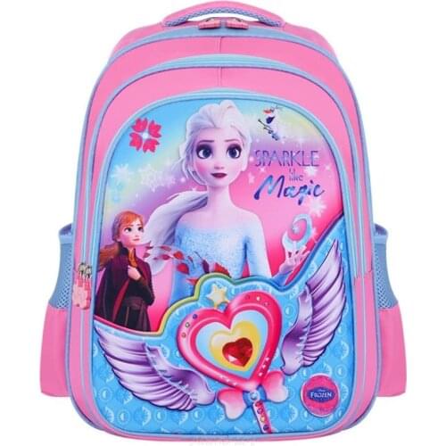 Disney princess Children cartoon primary bag for school reduction Sofia bag girl boy Frozen Elsa bag for school kid backpack