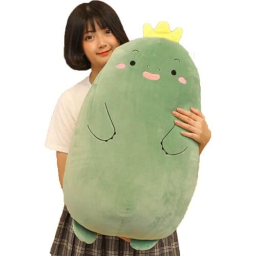 Dinosaur rabbit big bear hamster plush toy cute hug pillow doll boy bed super soft holding sleeping rag doll girl