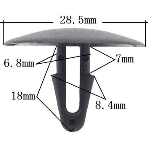 100Pcs For Toyota Car Engine Cover Shield Hood Insulation Retaining Clip