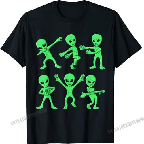 Dancing Aliens Dance Challenge Women Halloween T-Shirt Camisas Men Cotton Men Tops T Shirt Normal Top T-Shirts Casual Wholesale