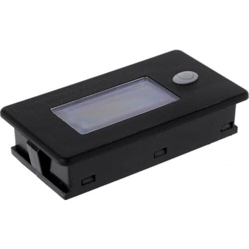Li-ion Lifepo4 Lead acid Battery Capacity Indicator 12V 24V 36V 48V 60V 72 Display LCD Voltmeter Temperature Meter Tester JS-C35