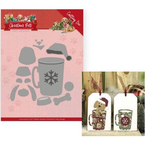 JMCRAFT Christmas Present #3 Metal Cutting Dies DIY Scrapbook Handmade Paper Craft Metal Steel Merry Christmas Template Dies