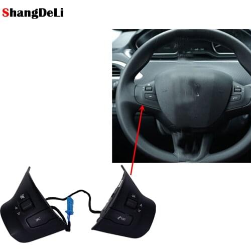 Button Switch fits for Peugeot 308S 2008 new 308 Steering Volume Wheel Buttons Switch