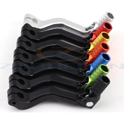 Motorcycle CNC aluminum folding gear lever for 110cc 125cc 140cc 150cc 160cc 250cc Kayo Apollo Bosuer off-road bike Pit Bikes