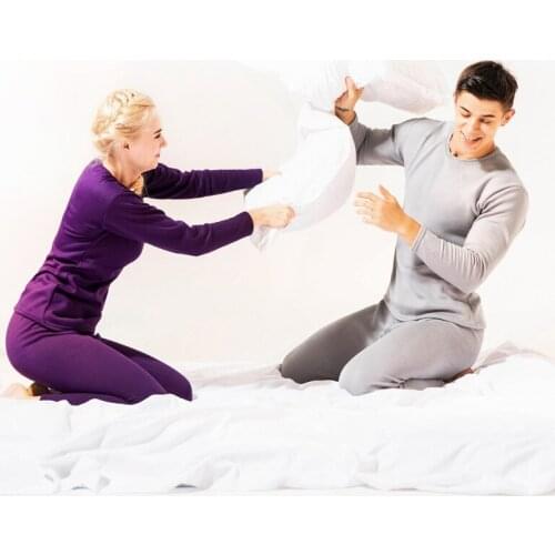 Clothing Underwear Winter Sleepwear Long Johns Men Woman Winter Thermal Suit Male Female Warm Thermal Underwear