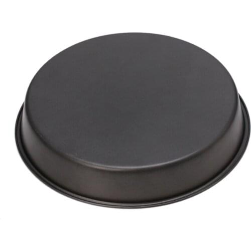 New Round Deep Dish Pizza Pan Non-stick Pie Tray Baking Kitchen Tool 24cm Steel