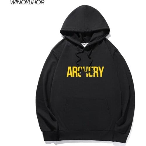 Archery Sporting Sweatshirts Men Women Autumn New Fashion Crew Neck Hoodies Unisex Hip Hop Streetwear Pullovers