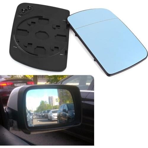 Pair Heated Side Mirror Glass For BMW X5 E53 1999-2006 Door Wing Rear View Rearview Mirror Glass Side Mirror