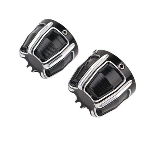 Pair Motorcycle CNC Front Axle Nut Cover Bolt Kit For Harley Dyna Fatboy Electra Glide Sportster 1200 V-Rod Touring FLTR FLHT