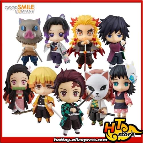 SALE0a Original Good Smile Company Action Figure - Tanjiro Zenitsu Inosuke Nezuko Giyu Tomioka ’Demon Slayer: Kimetsu no Yaiba