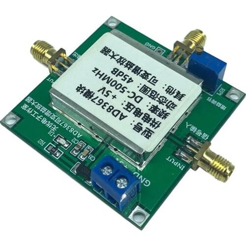 AD8367 500Mhz RF Broadband Signal Amplifier Module 45DB Linear Variable Gain AGC VCA 0-1V