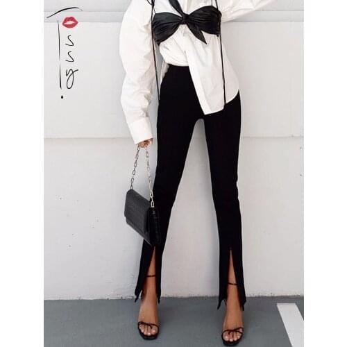 TOSSY Women's Flared Trousers