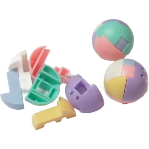 6 Pcs PUZZLE BALLS Kids Wholesales BULK VENDING TOYS CAPSULE Game Toys Prize Gift Birthday Party Favors Pinata Bag Filler Loot