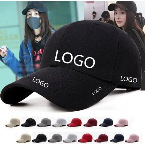 Embroidered Custom Hat Baseballl Cap For Women And Men Mesh Summer Printed Logo Snapback Cap Print Logo Hat Caps