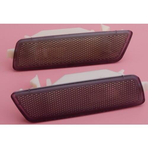 1 Pair 1K5945072 1K5945071 Front Smoke Lens Bumper Side Marker Light Lamp Housing Fit for VW Golf GTI Jetta Rabbit MK5 2008