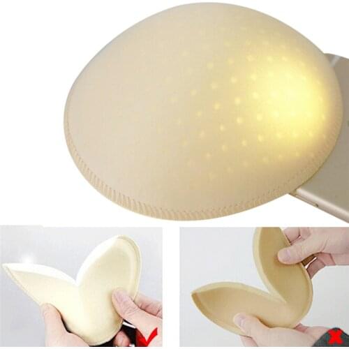 1 Pair Removable Bra Bikini Breast Foam Push Up Pads Insert Enhancer Triangle Swimsuit