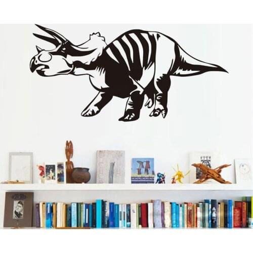 3D Silhouette Wall Decal Adhesive Large Size Vinyl Art Dinosaur Wall Sticker Home Decor For Living Room Bedroom YY024