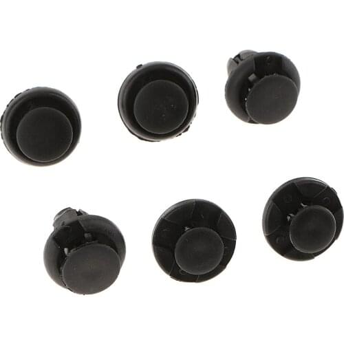 50 Pieces 6 Sizes Car Body Push Pin Rivet Trim Fastener Panel Clip Retainer