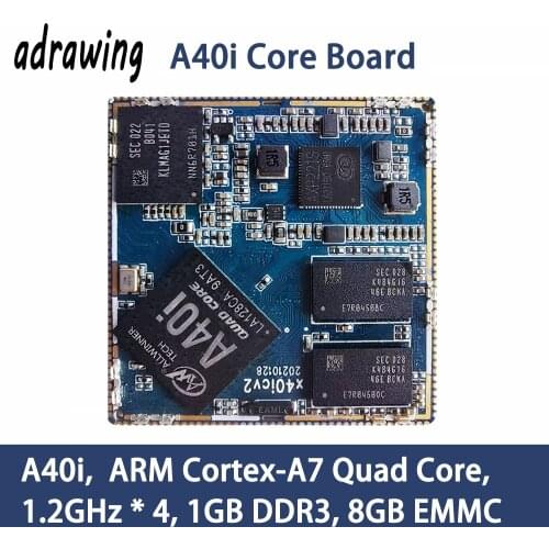 A40i Core Board ARM Cortex-A7 Quad-Core 1.2GHz 1G DDR3 8G EMMC Android Linux