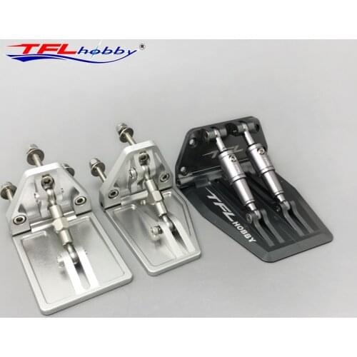TFL Hobby Aluminum Adjustable Trim Tabs for RC Gas Boat