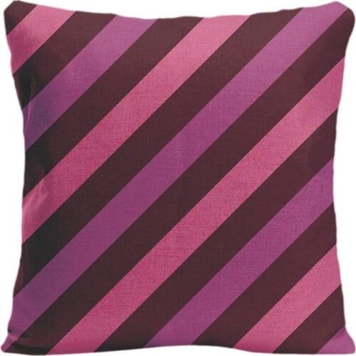 Colorful Striped Throw Pillow Case Decorative Cotton Linen Cushion Covers Pillowcase Customize Gift By Lvsure For Car Sofa Seat