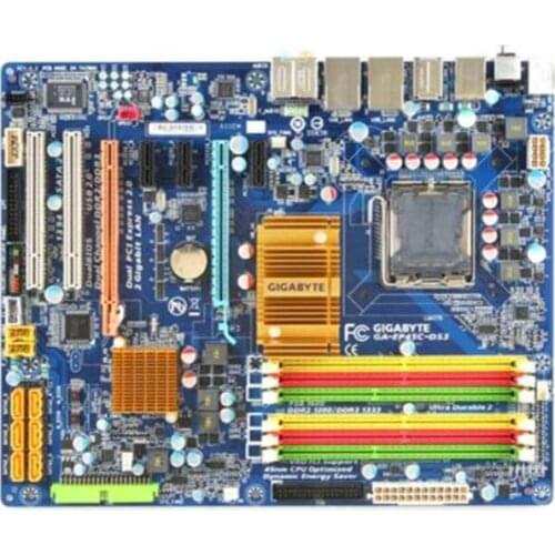 For Gigabyte GA-EP45C-DS3 Original Used Desktop Motherboard EP45C-DS3 P45 Socket LGA 775 DDR2 DDR3 ATX On Sale