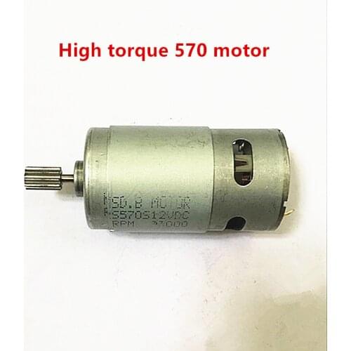 High Torque 65W DC 12v Motor For ChildrenS Electric Vehicles, 570 Motor Electric Motorcycle High-Power Engine