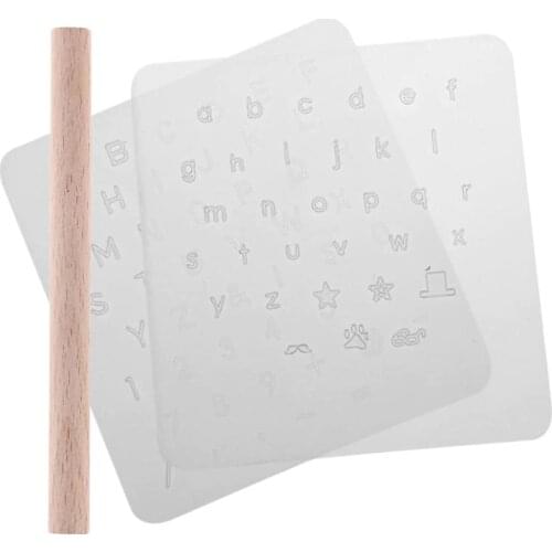 DIY Leather Punching Alphabet Numbers Leather Stamping Punch Letter Number Stamper Set For Leathercraft Plastic Leather Tool