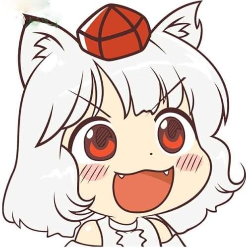 Beautiful Anime Car Stickers Decals Fashion Scratch Vinyl Car Accessories Waterproof Sunscreen Scratch-Proof Sticker Kk13*13cm