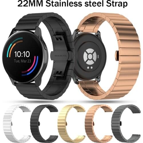 Metal Strap For Huawei Wacth Gt 2 Pro/amazfit Gtr 47mm/samsung Gear S3 Stainless Steel Bracelet For Huawei Gt 2e/honor Magic