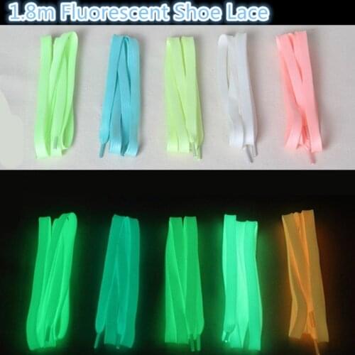 1.8m Washable Fluorescent Shoe Lace for Inline Roller Skates Shoes Patines, for HV HL HVG T KSJ IGOR WFSC TRIX