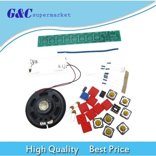 NE555 Electronic Component Parts Electric Piano Organ Module DIY Set w/ Battery Box Electronic Training diy electronics