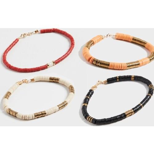 Boho wholesale alibaba aliexpress pulseras Maison Monik polymer ethnic surfer HEISHI Beads bracelet armband pulseira masculina