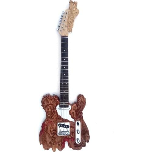 Custom Shop Dragon Carving Guitar body & Headstock by handcraft Electric Guitar