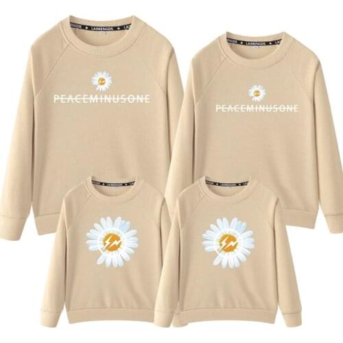 Vgiee Family Matching Clothes Couple Clothes Autumn Winter Mother Father Kid Outwear Coat Floral Pattern CC2002