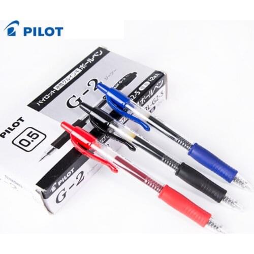 Pilot G2 07 05 bls-g2 Retractable Premium Gel Ink Roller Ball Pens Fine Pt 0.7mm Extra Fine 0.5mm